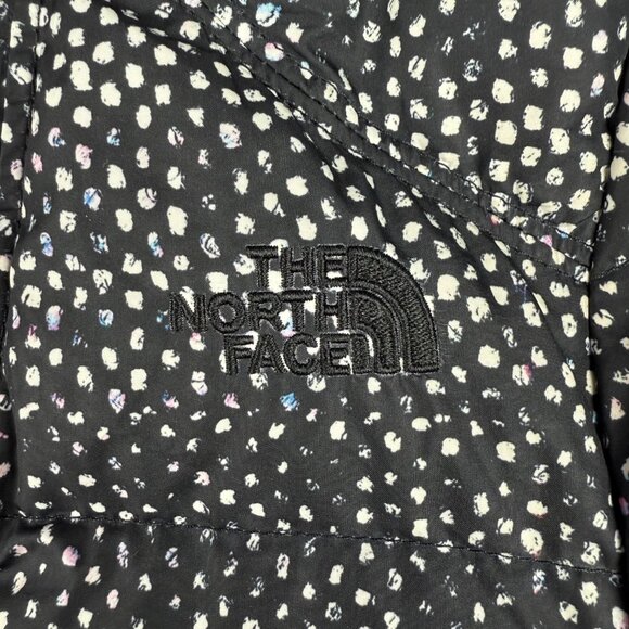 The North Face Jacket Women Small Black Polka Dot Gotham Down Puffer Coat Hooded - Picture 6 of 11